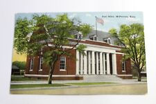 Postcard - Post Office, McPherson, KS Kansas vintage building unposted picture
