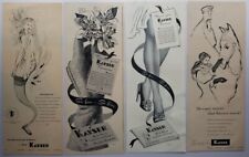 Kayser Gloves, Hosiery, Lingerie      4 Vintage Ads      Beautiful Illustrations picture