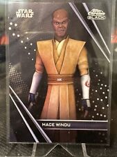 2023 Topps Chrome Black Star Wars Animated Shorts Mace Windu #AS-4 02ro picture