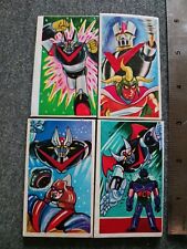 Menko Trading Card Lot Mazinger Z Transformers Leopardon Shogun Warrior Japan picture
