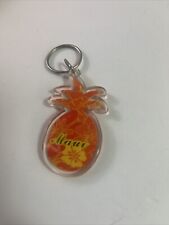 Vintage Keychain Hawaii Pineapple Key Ring picture
