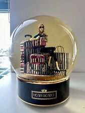 Collectible Rare Henri Bendel Extra Large Snow Globe With Music Box picture