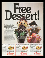 1984 Happy Ending Desserts Ice Cream Circular Coupon Advertisement picture