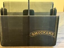 Brand New Smuckers Smoke Black Plastic Jelly RCaddy Holder Restaurant Table picture