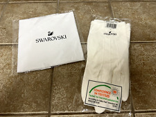 Swarovski Crystal 189800 White Cotton Cleaning Handling Gloves & Polishing Cloth picture