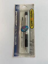 Vintage 90s Deadstock Papermate Dynagrip Stainless Steel Rt50 Black Medium Point picture