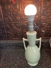 Vtg Mid Century? Table Lamp Light Sage Color Works picture