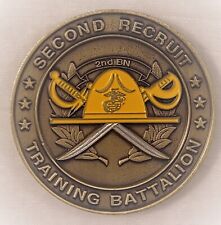 USMC US Marines Corps 2ND Recruit Training Battalion Challenge Coin -  picture