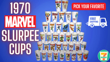 Vintage 1975 - 1977 Marvel 7-11 Plastic Slurpee Cups - 40+ to Pick From picture