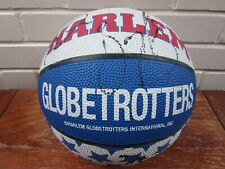 Harlem Globetrotters Team Signed Spalding Basketball Autographs Turbo USA Flag  picture