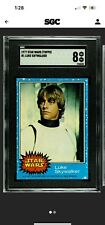 1977 Topps Star Wars Luke Skywalker #1 Graded 8 SGC  picture