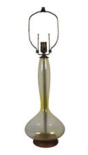 Blenko Wayne Husted Mid Century Modern 5815 Jonquil Lemon Glass Table Lamp 32
