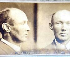 1910 LARCENY Bald & Quite Deaf Thomas Wilson SCRANTON PA Mug Shot Arrest Record picture