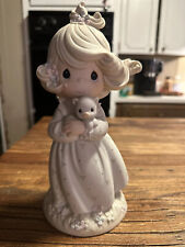PRECIOUS MOMENTS. Limited Addition. Rare Figurine. Autographed X3. picture
