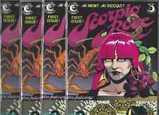 SCORPIO ROSE #1 LOT OF 4 (VF+) BRONZE AGE ECLIPSE COMIC MARSHALL ROGERS ART picture