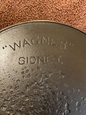 Early Wagner Sydney Double ARC #8 c.1900 11” Heat Ring Cast Iron Restored SMOOTH picture