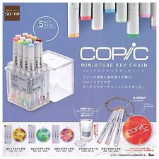 COPiC Miniature Keychain Mascot Capsule Toy 5 Types Full Comp Set Gacha New picture
