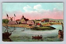 Fort Amsterdam NY-New York, Fort Amsterdam, The Battery, Vintage c1912 Postcard picture