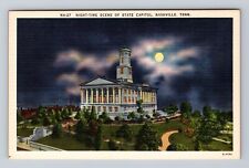 Nashville TN-Tennessee, Scene Of State Capitol, Antique, Vintage Postcard picture