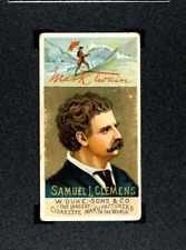 1888 SAMUEL CLEMENS N76 W. Duke Sons & Co Great Americans Tobacco Card SGC 3 picture