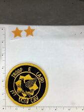 VINTAGE US ARMY TROOP E 1ST CAVALRY HELICOPTER PATCH picture