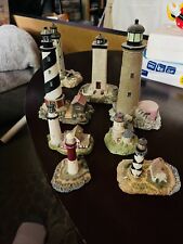 Lighthouse figurines for Nautical Theme - Lot of 8 picture