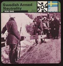 Swedish Armed Neutrality EditoService Card Second World War II Politics Strategy picture