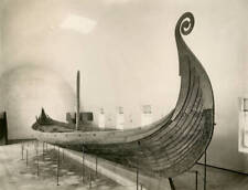 Oseberg Viking ship Viking Ship Museum Oslo Norway 1920-1930 Old Photo picture