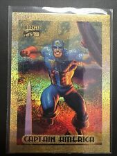 1994 Marvel Masterpieces Gold Holofoil Captain America picture