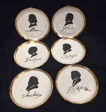 Vintage Furstenberg Composers (6) Collector plates fired only in 1971, #941,Mint picture