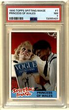 1990 Topps Spitting Image Princess of Wales PSA 7 #1 picture
