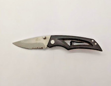 Vintage Gerber Open Aluminum Handle Drop Point Combination Blade Folding Knife picture