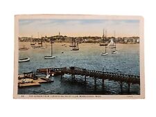 Marblehead Mass Massachusetts Ma Neck Harbor Boat Vintage Udb Postcard picture