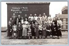 1952 RPPC THORNTON & MINOR DISMISSAL CLASS KANSAS CITY HOSPITAL GROUP PHOTO picture