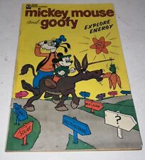 Walt Disney Mickey Mouse and Goofy Explore Energy Comics 1976 Vintage Book picture