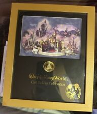 2005 Walt Disney World Cast Member Holiday Celebration Framed Coin and Picture picture