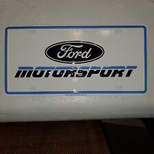 Vintage Ford Motorsport Booster License Plate Scioto Signs 1990 picture