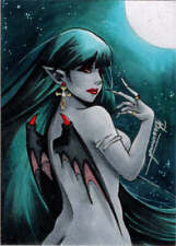 Succubus Sweethearts 5finity 2023 Sketch Card Nathalia Braconnot V1 picture