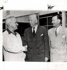 1949 Press Photo Harry Truman Marshall White House - dfpb96371 picture
