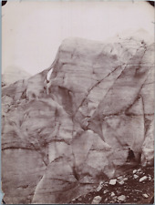France, le lower du Glacier des Bossons, vintage print, ca.1890 vintage print  picture