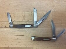 Pair Of USA Schrade Old Timer Pocket Knives 720T, 340T picture