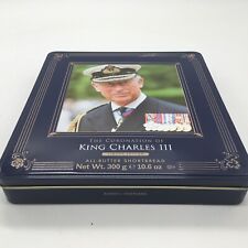 2023 Coronation of King Charles III. Color Photo. Empty Bisquit Tin. picture