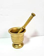 Luxurious Gold-Plated Brass Mouna Herb Crusher, Very Antique picture
