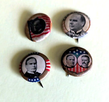 4 1900 William McKinley campaign pins picture