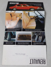 1973 Renault 12 advertising brochure picture