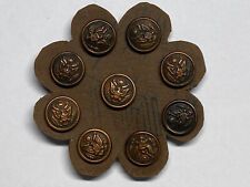 WWI, U.S.A. BUTTONS, GROUP OF 9, HORSTMANN, DEVANS & CO, CITY BUTTONS, WATERBURY picture