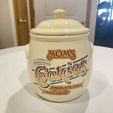 VINTAGE 1985 Cookie Jar Mom's Homemade Cookies From the Oven With Lovin 9.5