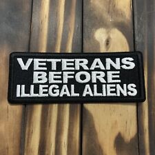 Veterans Before Illegal Aliens Patch picture