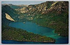 Emerald Bay Lake Tahoe Boy Wob Note 1967 Pm Postcard picture