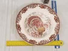 Johnson Brothers Autumn Monarch Dinner Plate Thanksgiving turkey picture